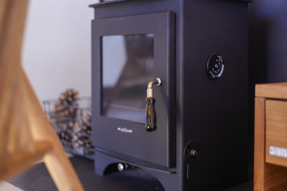 Aardvark: black wood-burning stove, Old Mac Daddy, Elgin Valley