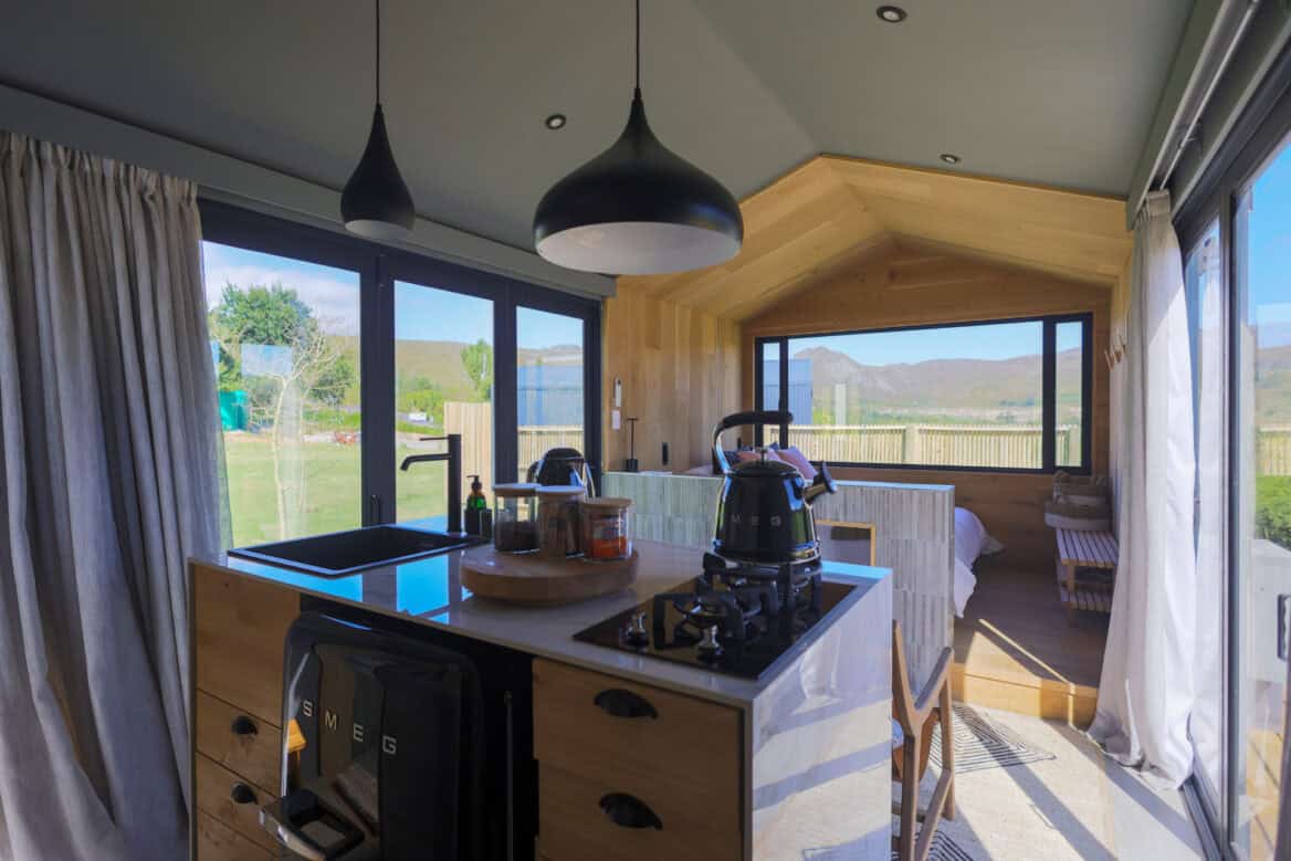another view of the kitchenette of the asem tiny home